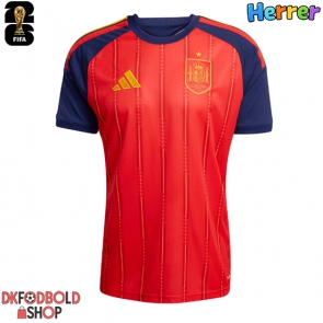 Spanien Hjemmebanetrøje VM 2026 Kort ærmer